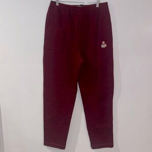 Isabel Marant Velour Print MAILEJO Fleece Sweatpants